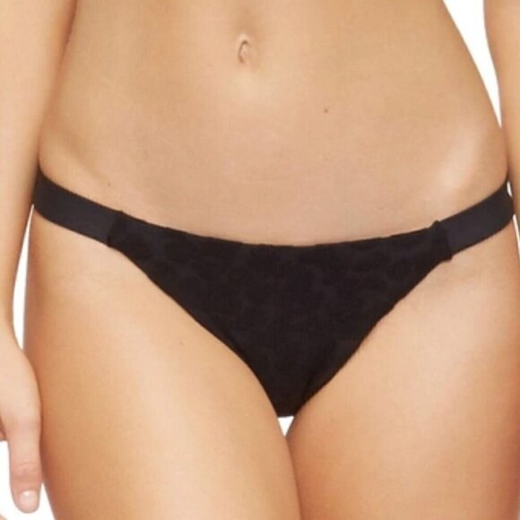 NWT Tavik Heather Black Swim Bottom in Textured Cheetah - Extra Small - Picture 1 of 7
